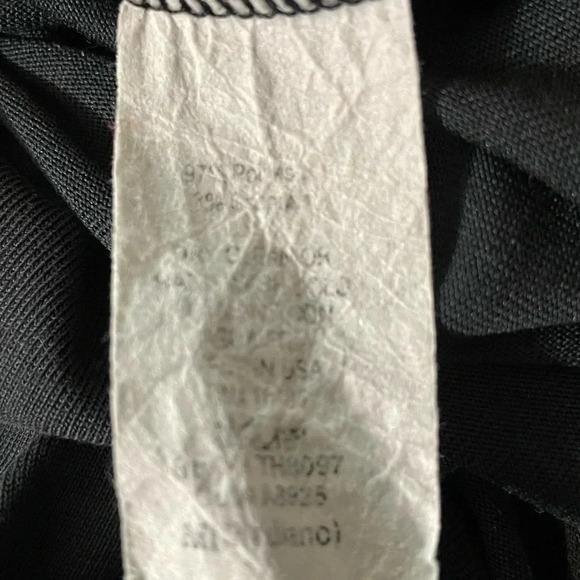 Audrey 3+1 Top T-Shirt Choker Collar Short Sleeve Boxy Tunic Sexy Black Gray OS - Picture 8 of 12